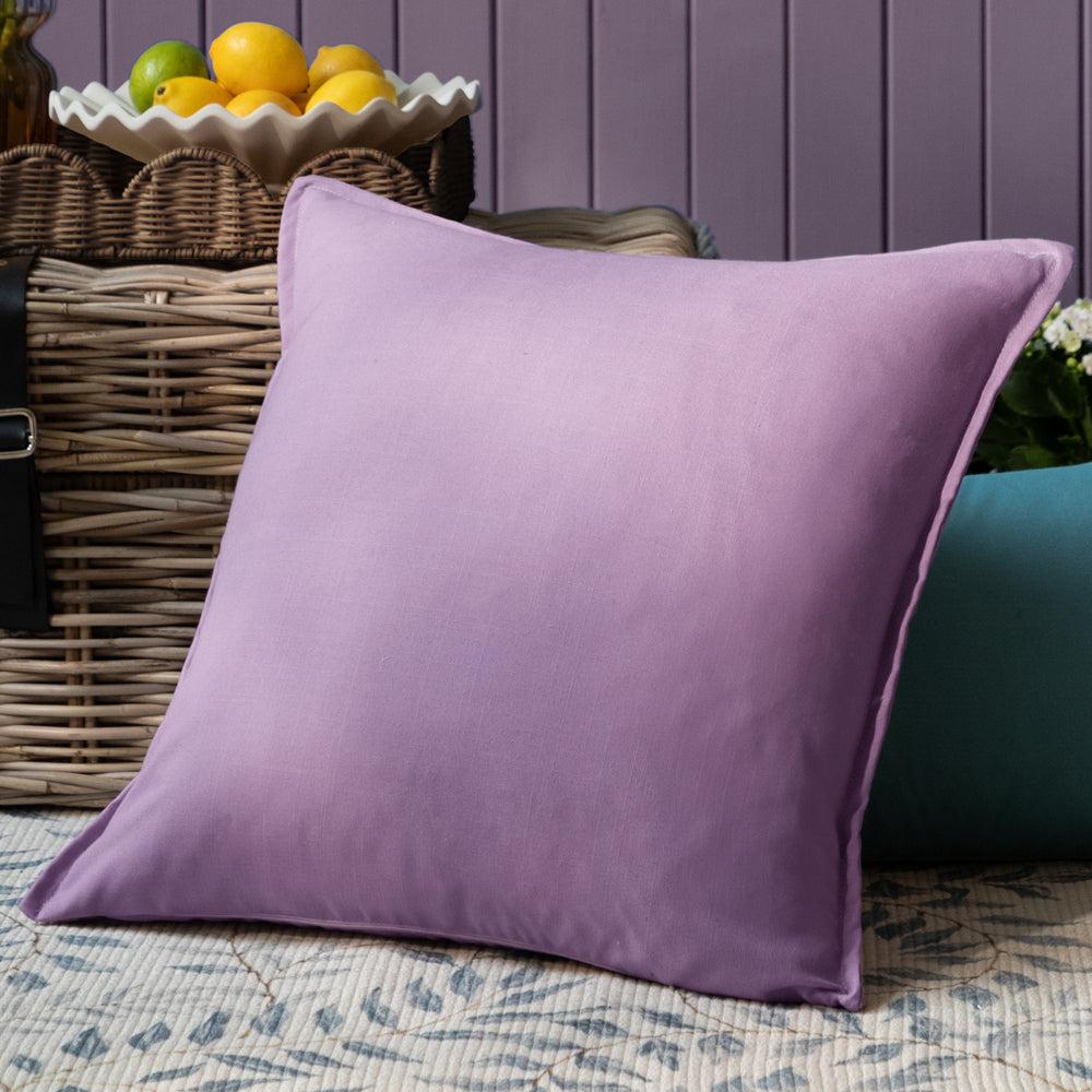 Bed Cushions | Alfresco Outdoor Square Oxford Cushion Heather Bed Cushions Bed Cushions