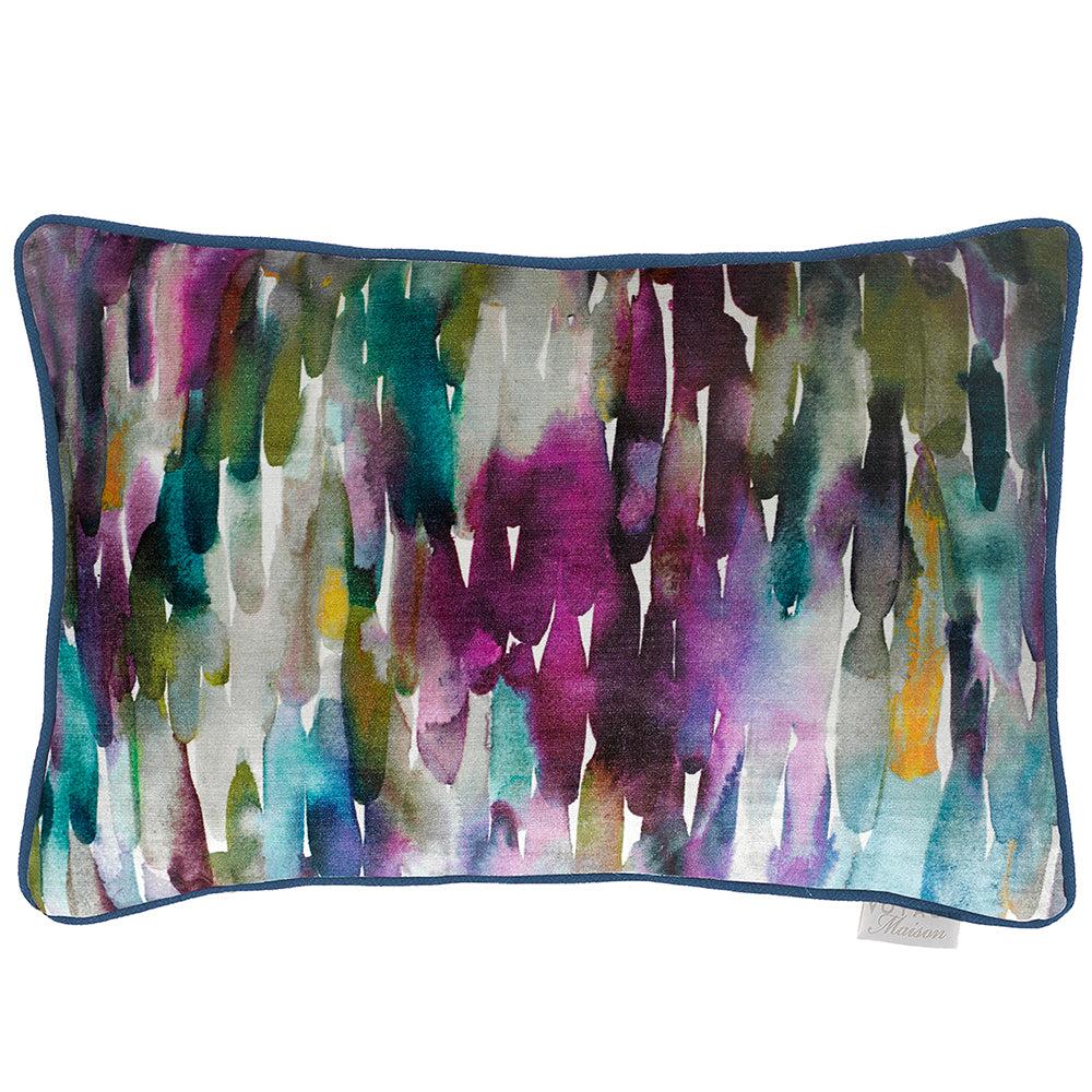 Bed Cushions | Azima Printed Feather Cushion Indigo Bed Cushions Bed Cushions