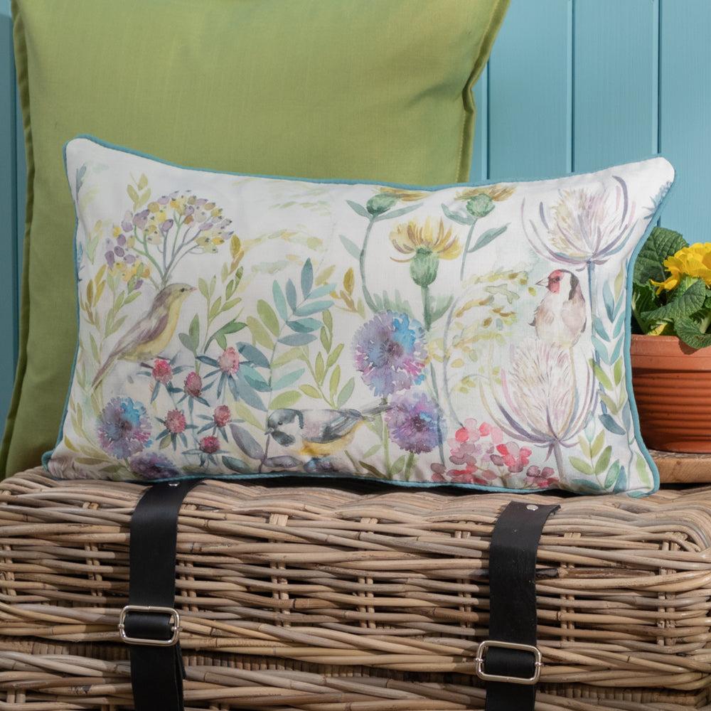 Bed Cushions | Morning Chorus Outdoor Cushion Cream Bed Cushions Bed Cushions