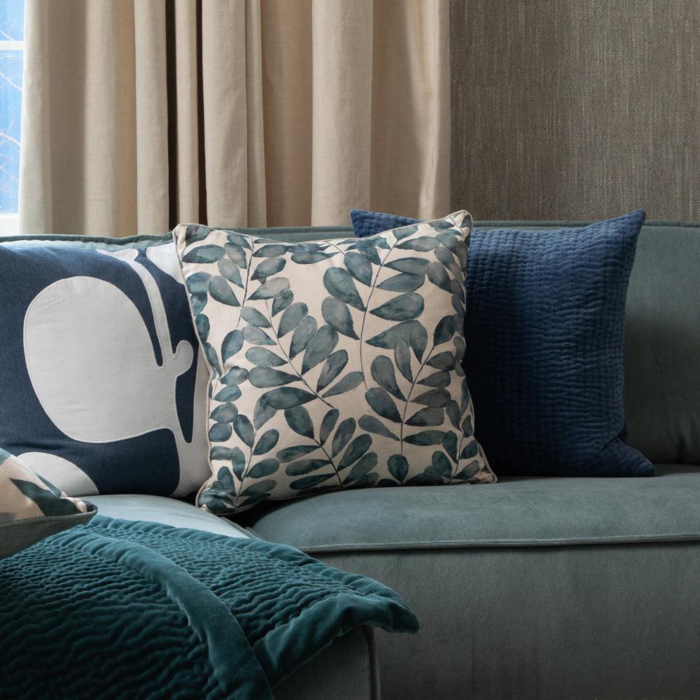 Bed Cushions | Rowan Printed Feather Cushion River Bed Cushions Bed Cushions