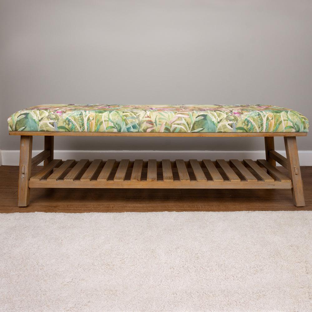 Benches | Allermuir Printed Rupert Bench Green (A-Grade) Benches Benches