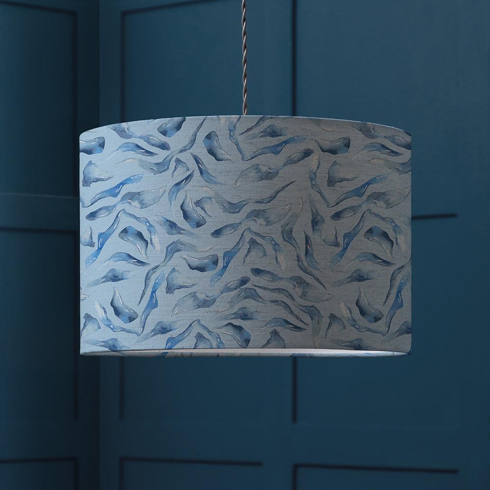 Ceiling Lights | Balaya Eva Printed Lamp Shade Cobalt Ceiling Lights Ceiling Lights