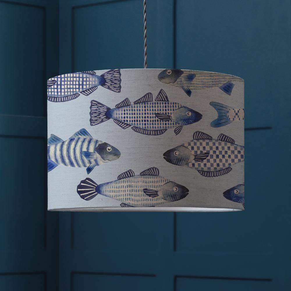 Ceiling Lights | Cove Eva Lamp Shade Cobalt Ceiling Lights Ceiling Lights