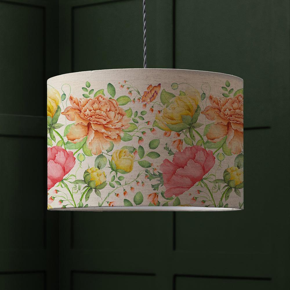 Ceiling Lights | Maisie Eva Printed Lamp Shade Sand Ceiling Lights Ceiling Lights