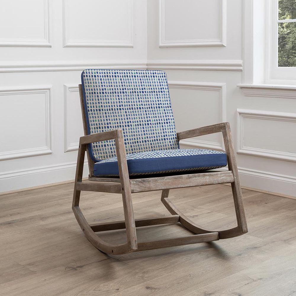 Chairs | Alma Mango Wood Jonas Chair Chairs Blue