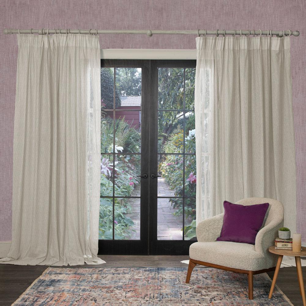 Curtains | Focus Sheer Woven Pencil Pleat Curtains Frost Curtains Curtains