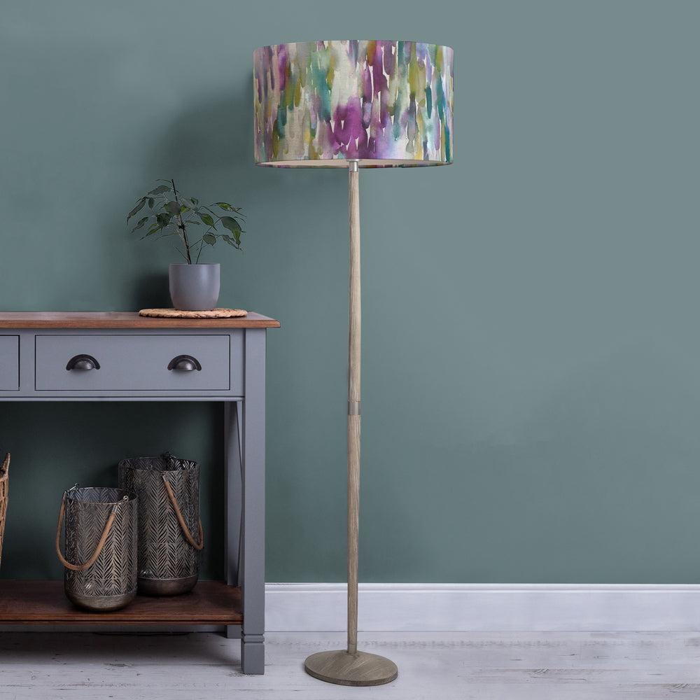 Floor Lamps | Azima Eva & Solensis Complete Floor Lamp Grey/Indigo Floor Lamps Floor Lamps