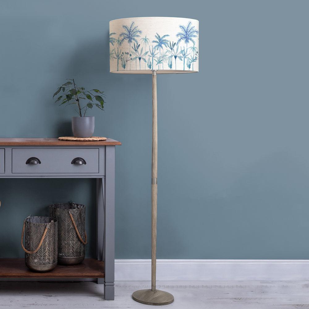 Floor Lamps | Cozzo Eva & Solensis Complete Floor Lamp Cobalt Floor Lamps Cobalt