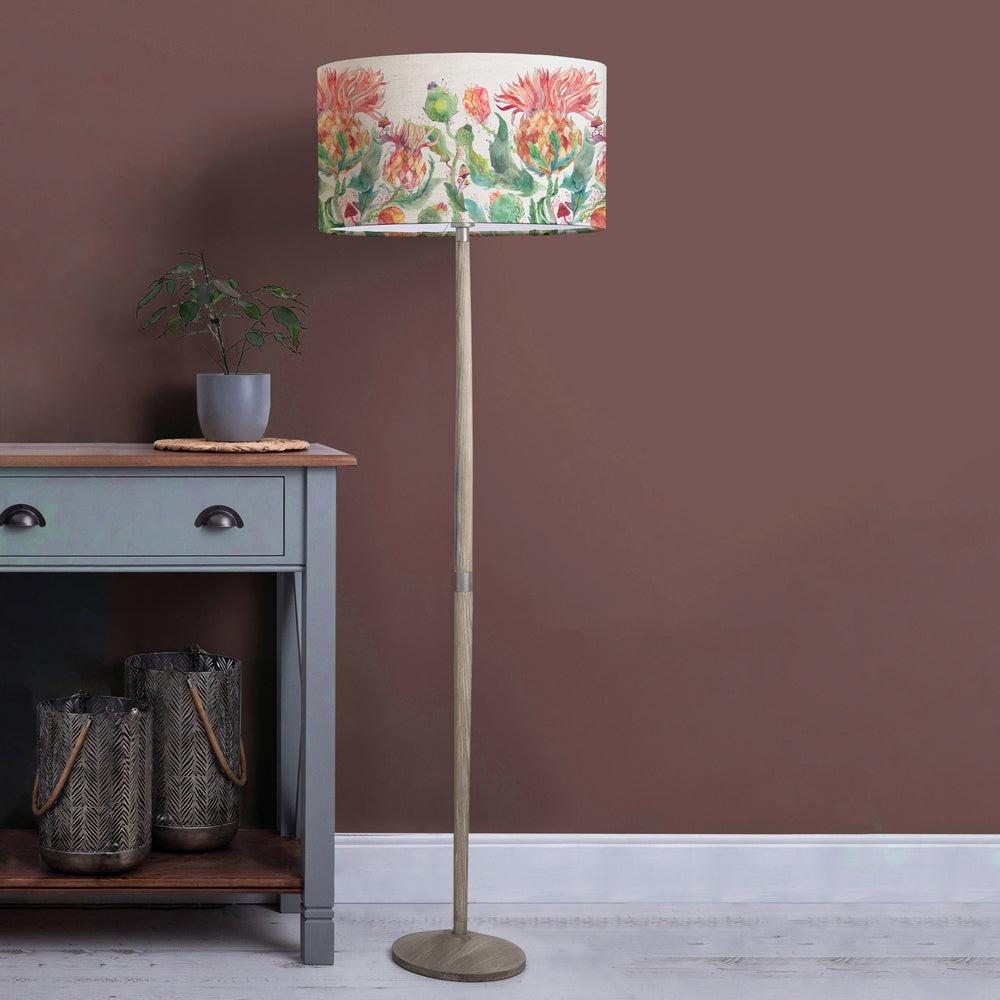 Floor Lamps | Enchanting Thistle Eva & Solensis Complete Floor Lamp Grey/Marigold Floor Lamps Floor Lamps