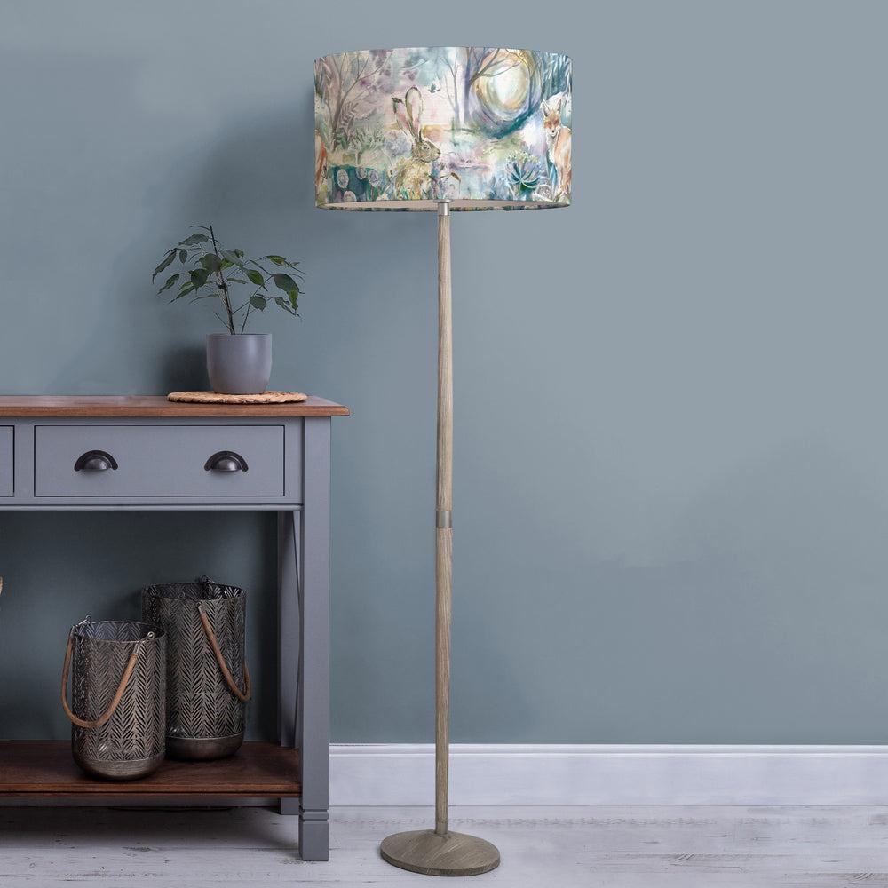 Floor Lamps | Fox And Hare Eva & Solensis Complete Floor Lamp Grey/Linen Floor Lamps Floor Lamps