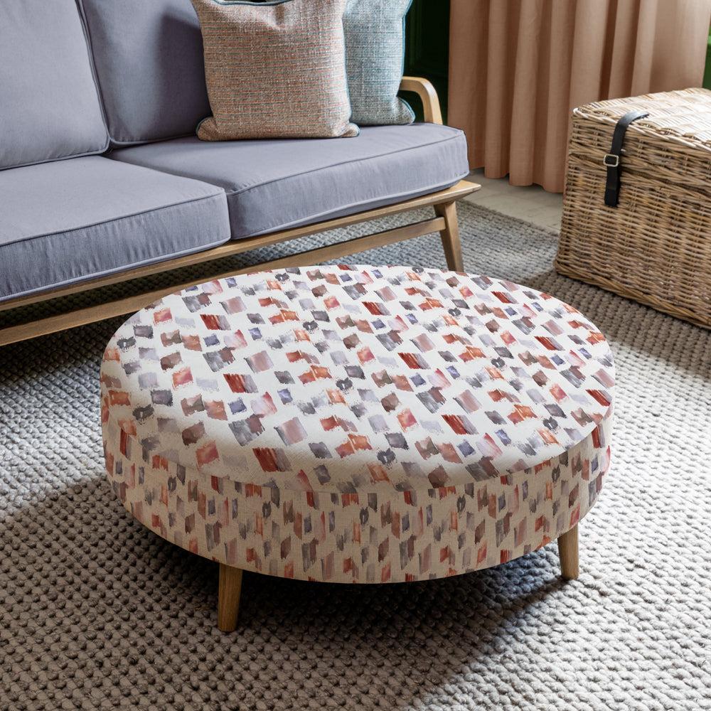 Footstools | Arwen Petra Large Footstool Rosewater Footstools Arwen Rosewater