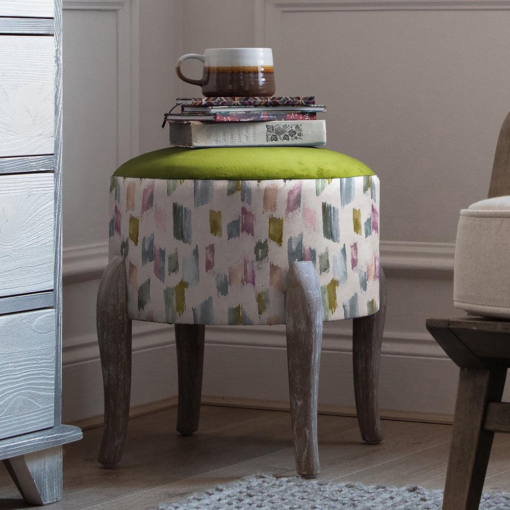 Footstools | Arwen Printed Finn Footstool Meadow Footstools Arwen Meadow