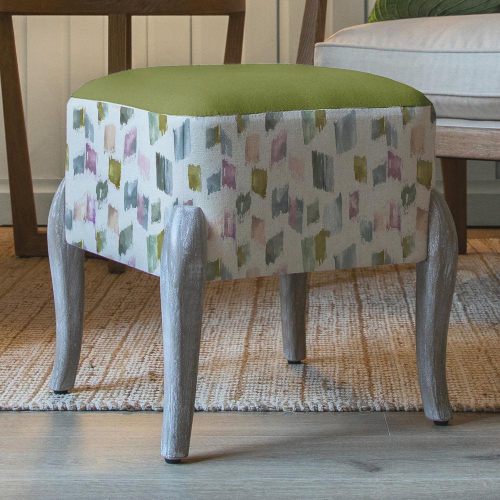 Footstools | Arwen Printed Ralf Footstool Meadow Footstools Arwen Meadow