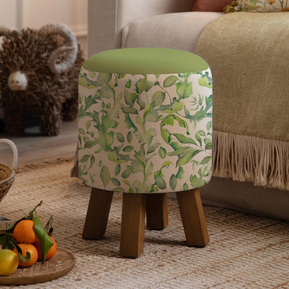 Footstools | Claudia Monty Round Footstool Cream Footstools Claudia Cream