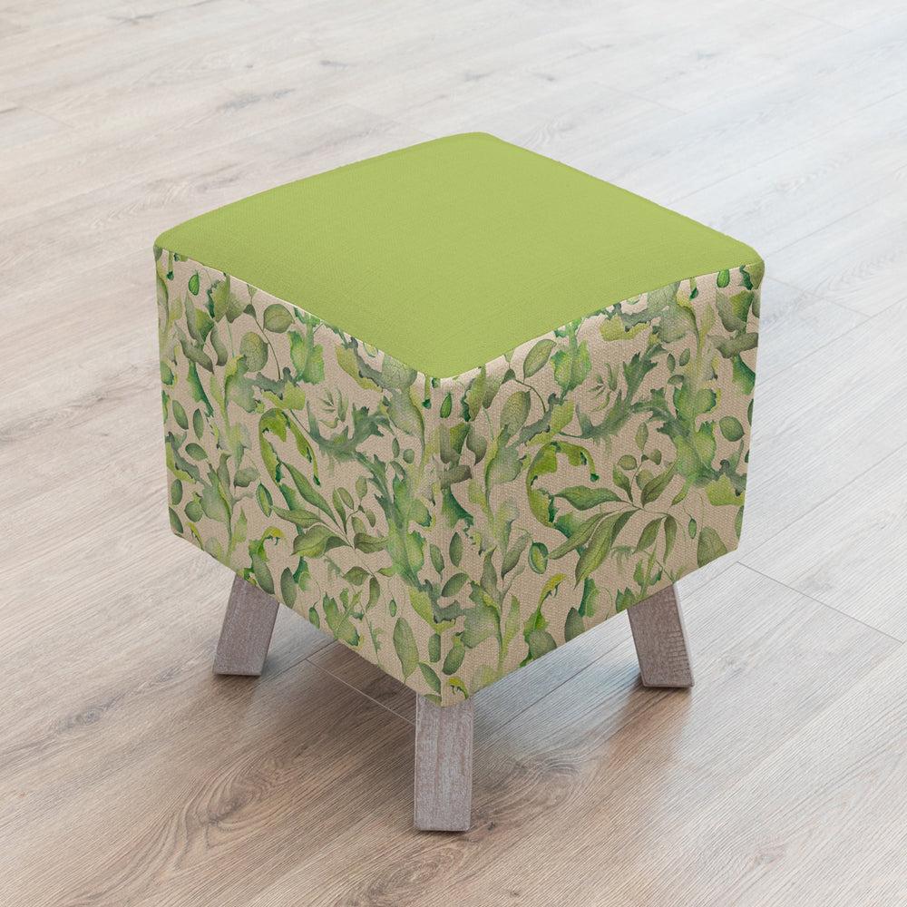 Footstools | Claudia Printed Toby Footstool Sand Footstools Claudia Sand