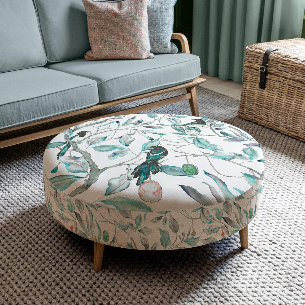 Footstools | Collector Petra Large Footstool Linen Footstools Collector Linen