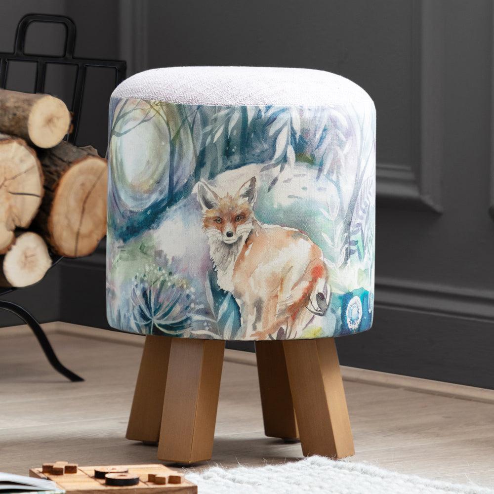 Footstools | Fox And Hare Monty Round Footstool Furniture Footstools