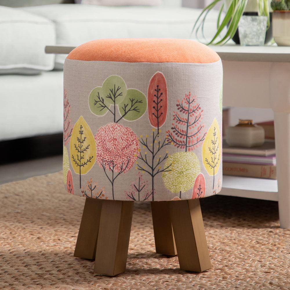 Footstools | Lyall Monty Round Footstool Sandstone Footstools Footstools