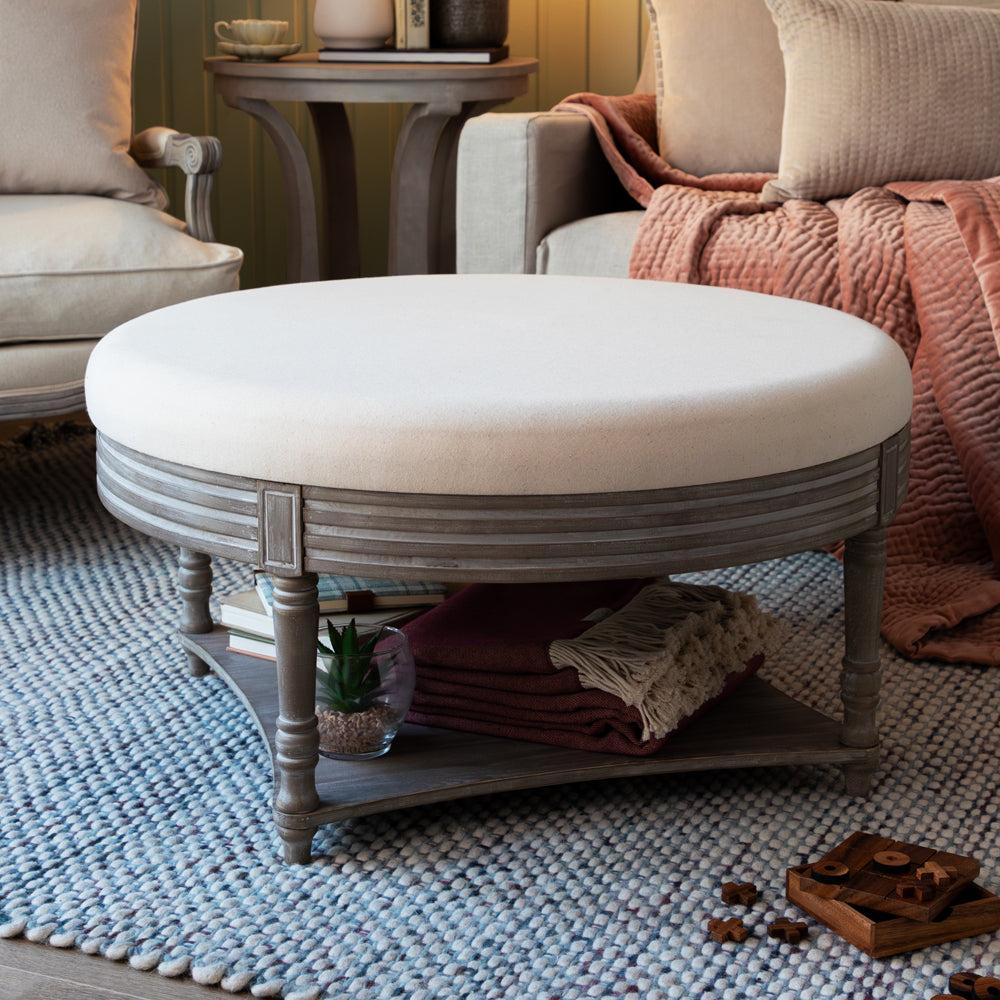 Footstools | Maurice Storage Footstool Stone Footstools Footstools