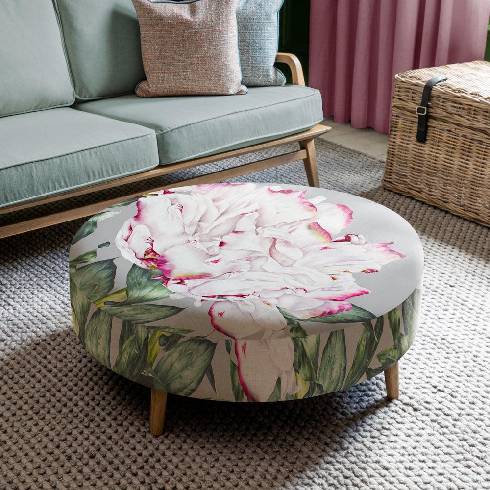 Footstools | Parcevall Petra Large Footstool Fuchsia Footstools Footstools