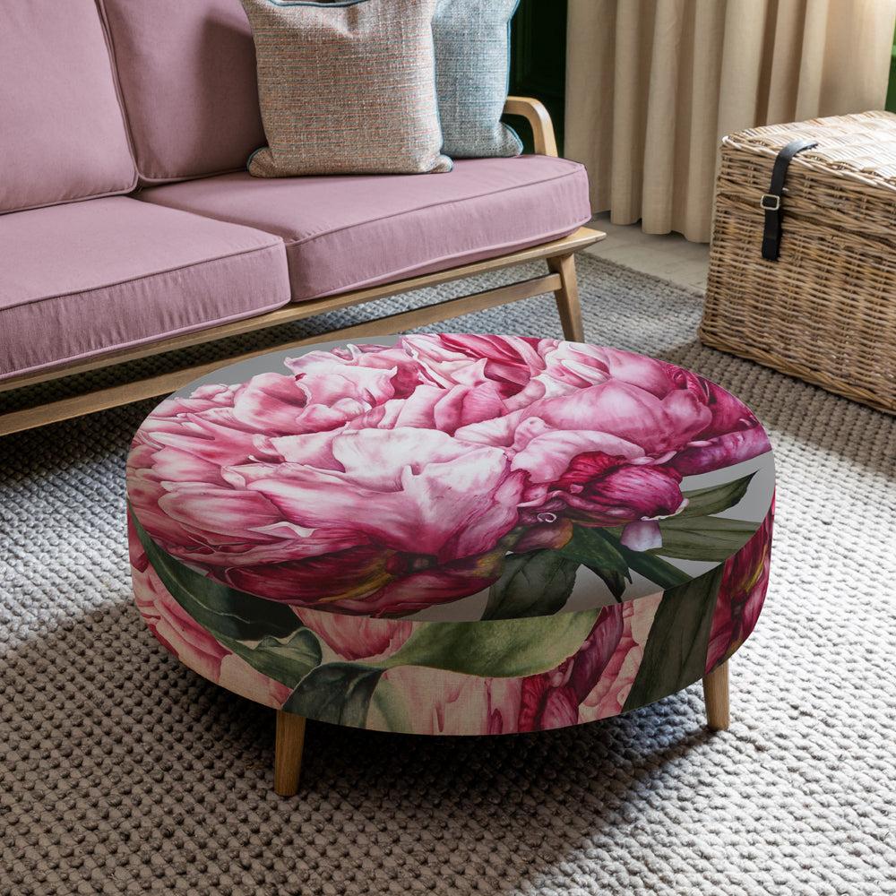 Footstools | Sennen Petra Large Footstool Fuchsia Footstools Footstools