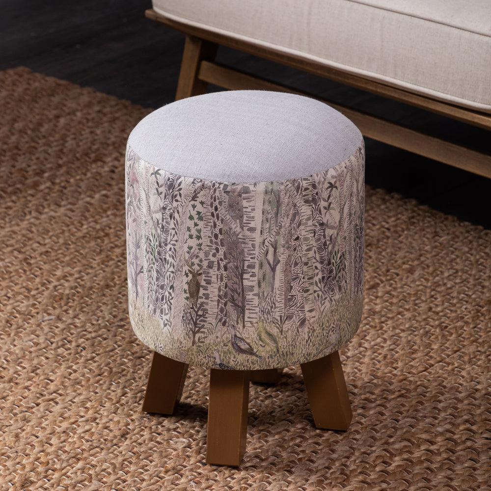 Footstools | Whimsical Tale Monty Round Footstool Willow Footstools Footstools