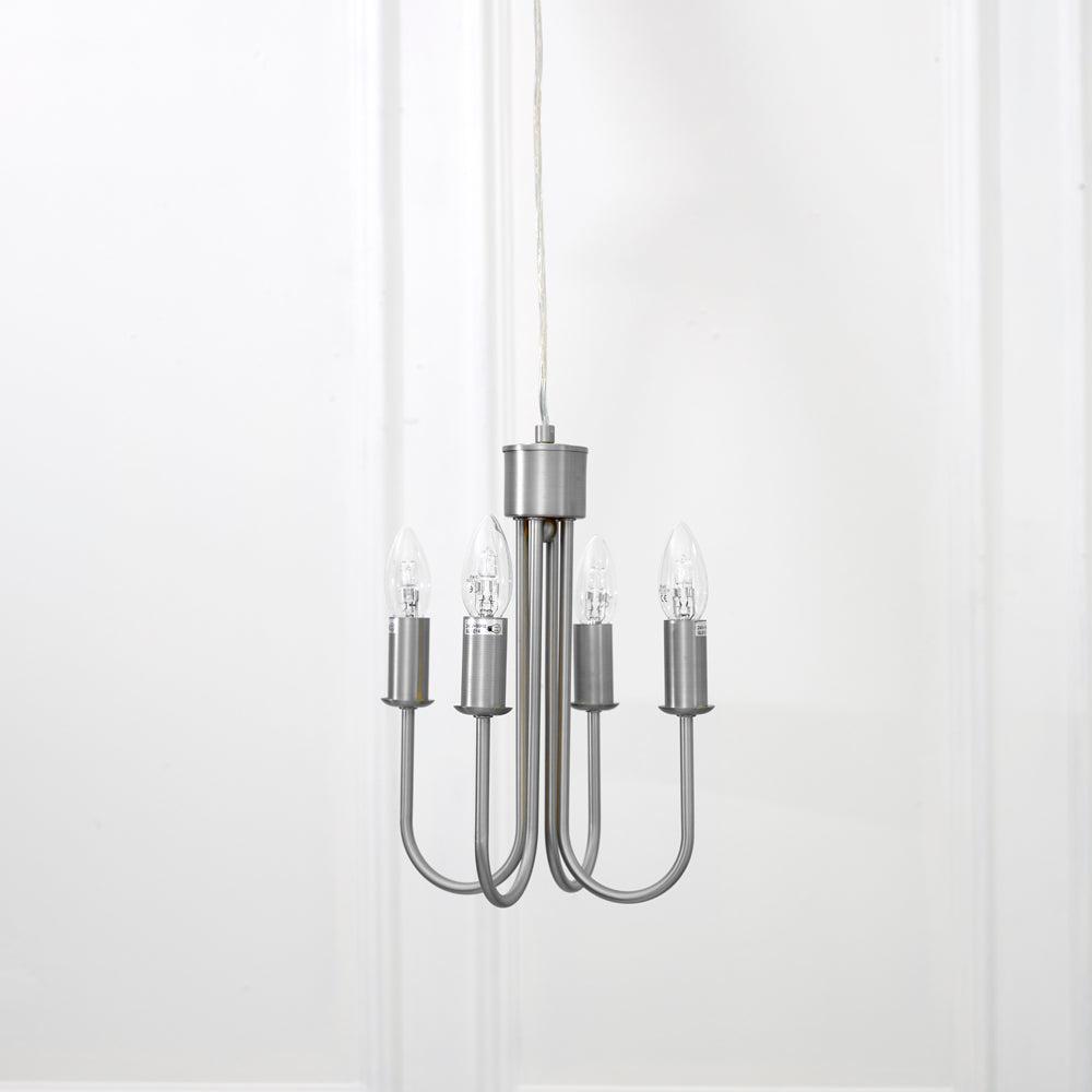 Lamp Bases | Taurus Chandelier Lamp Base Silver Ceiling Lights Ceiling Lights