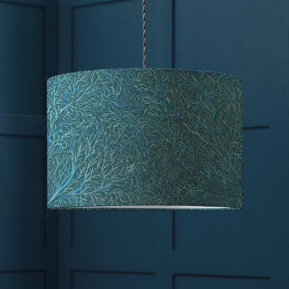 Lamp Shades | Coressa Eva Printed Lamp Shade Teal Ceiling Lights Ceiling Lights