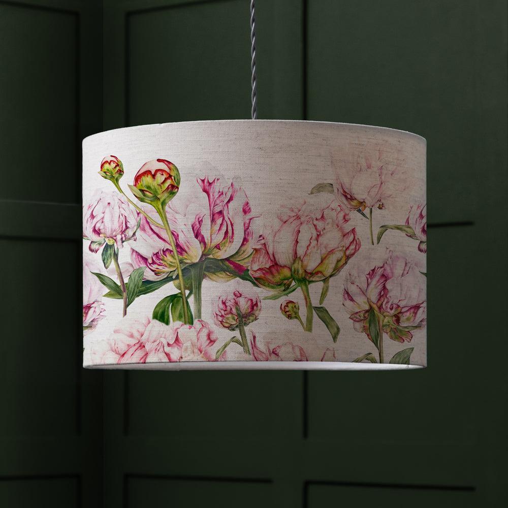 Lamp Shades | Heligan Linen Eva Lamp Shade Fuchsia Ceiling Lights Ceiling Lights