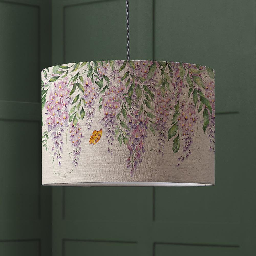 Lamp Shades | Mariposa Eva Printed Lamp Shade Cream Ceiling Lights Ceiling Lights