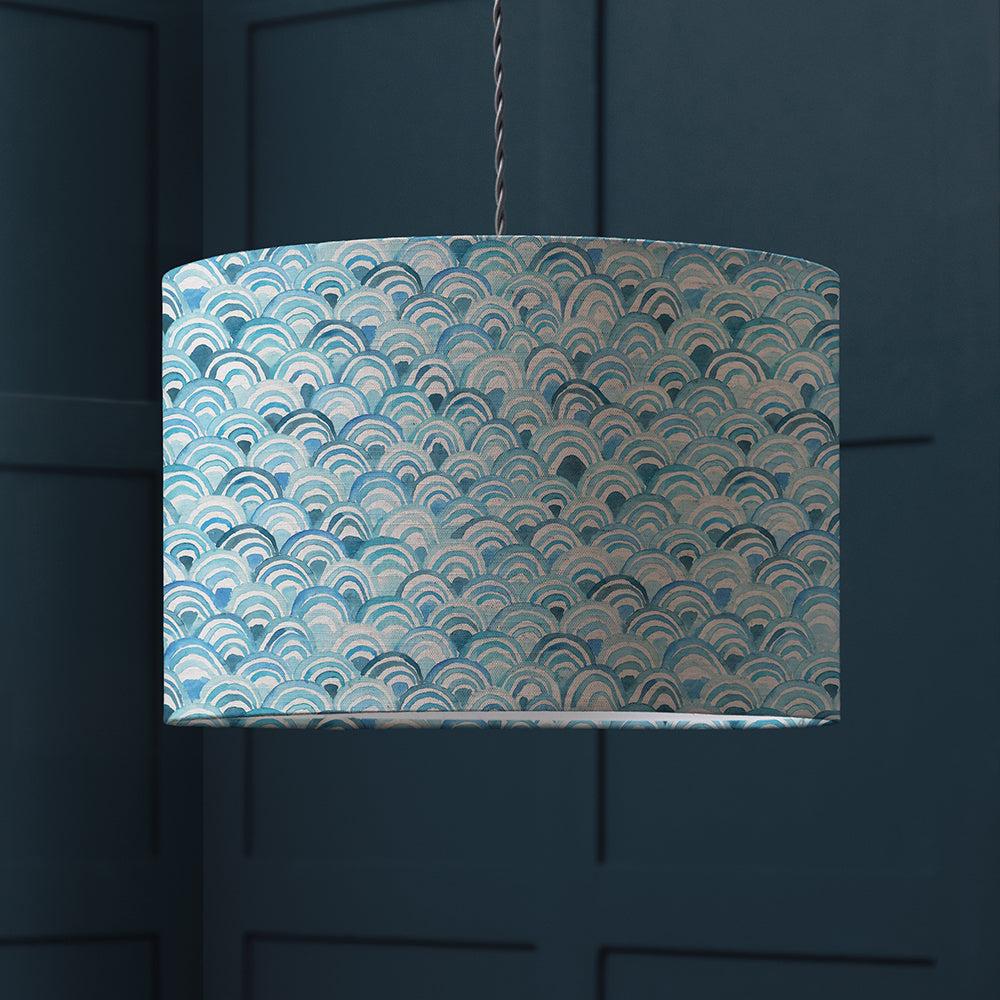 Lamp Shades | Melia Eva Printed Lamp Shade Glacier Ceiling Lights Ceiling Lights