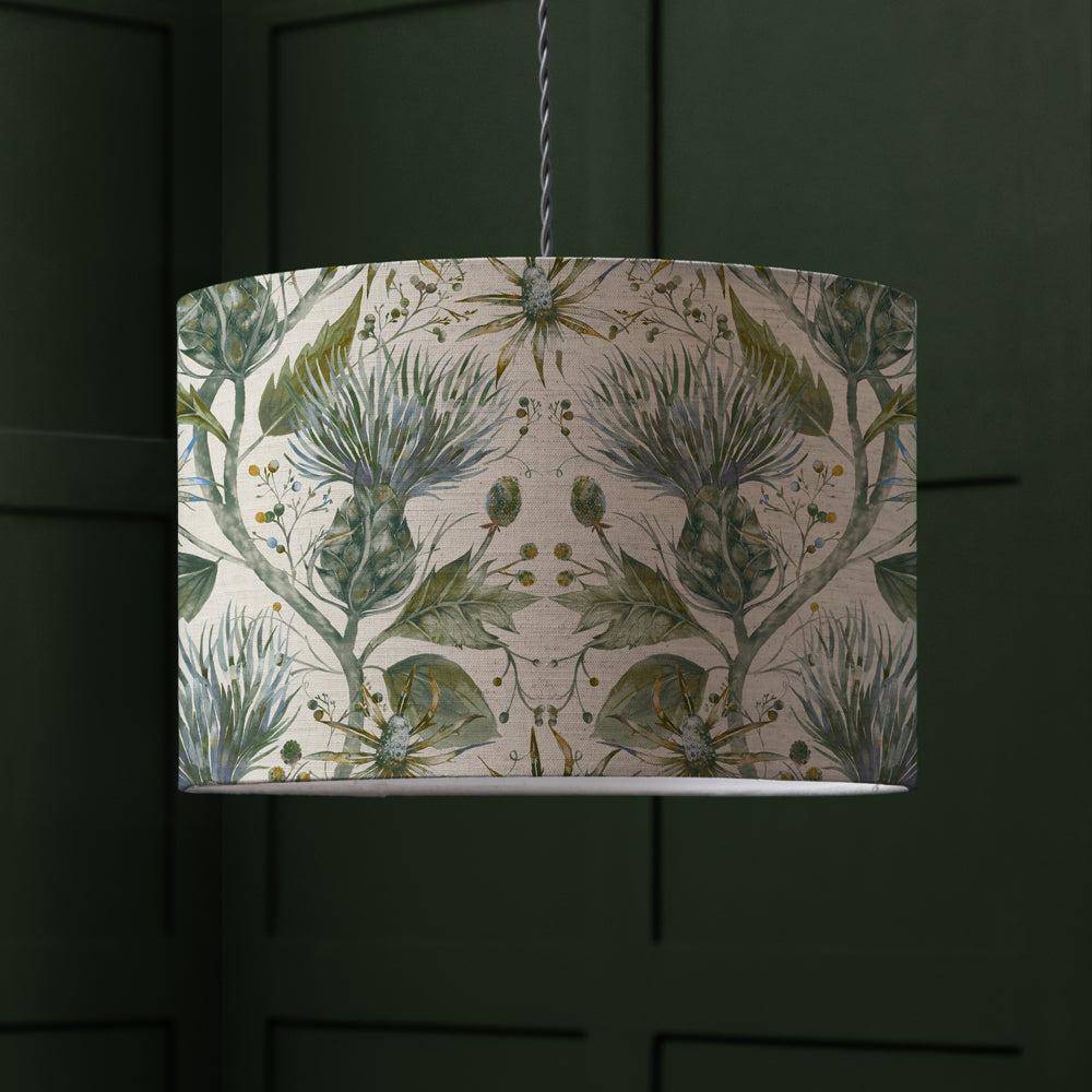 Lamp Shades | Varys Eva Lamp Shade Lichen Linen Ceiling Lights Ceiling Lights