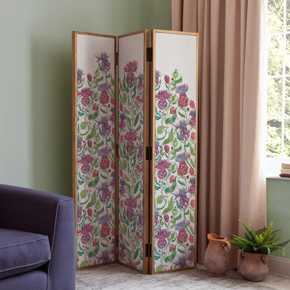 Room Dividers | Fairytale Bristles Solid Wood Room Divider Pink Furniture Pink