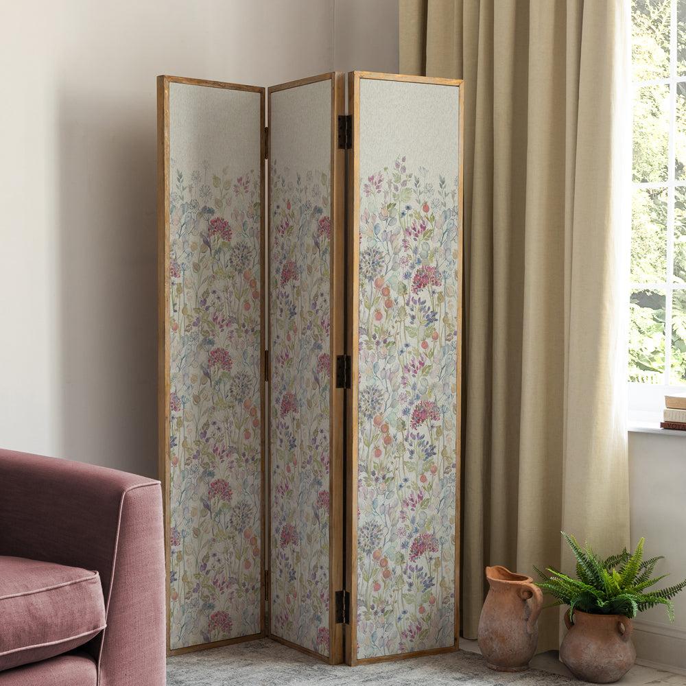 Room Dividers | Hedgerow Solid Wood Room Divider Natural Furniture Natural