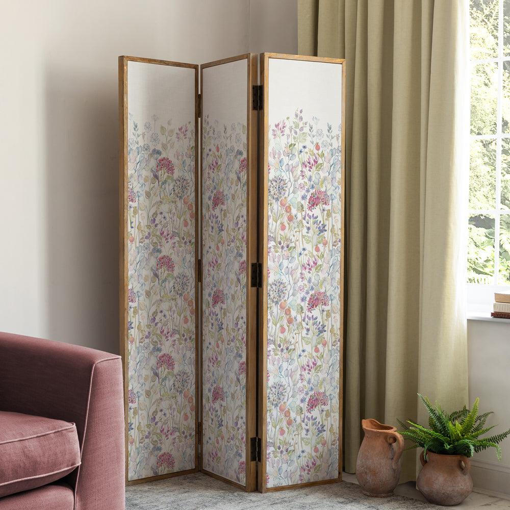 Room Dividers | Hedgerow Solid Wood Room Divider White Furniture Room Dividers