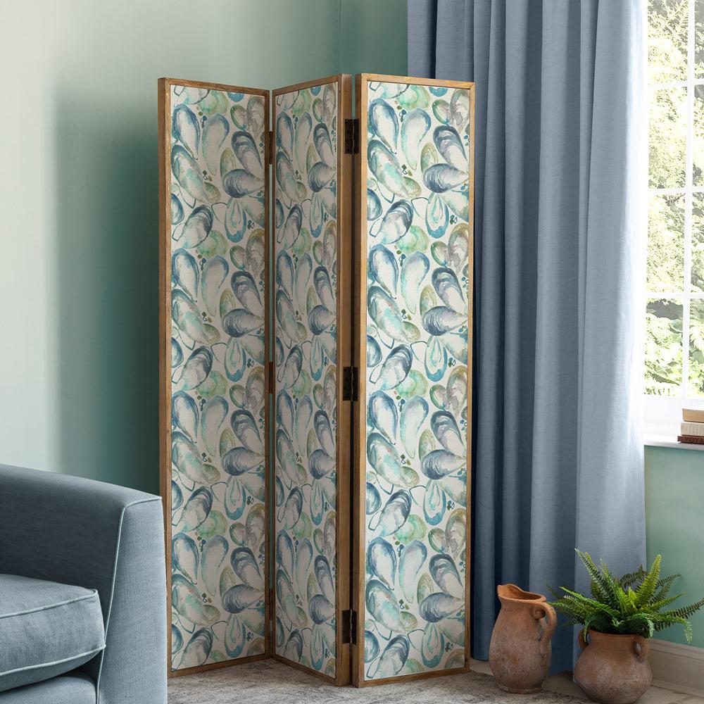 Room Dividers | Mussel Shells Solid Wood Room Divider Marine Furniture Marine