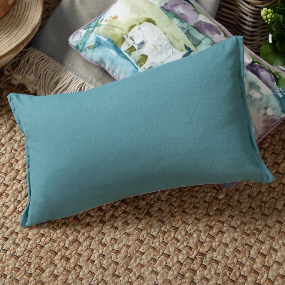 Scatter Cushions | Alfresco Outdoor Oxford Cushion Teal Cushions Outdoor Cushions