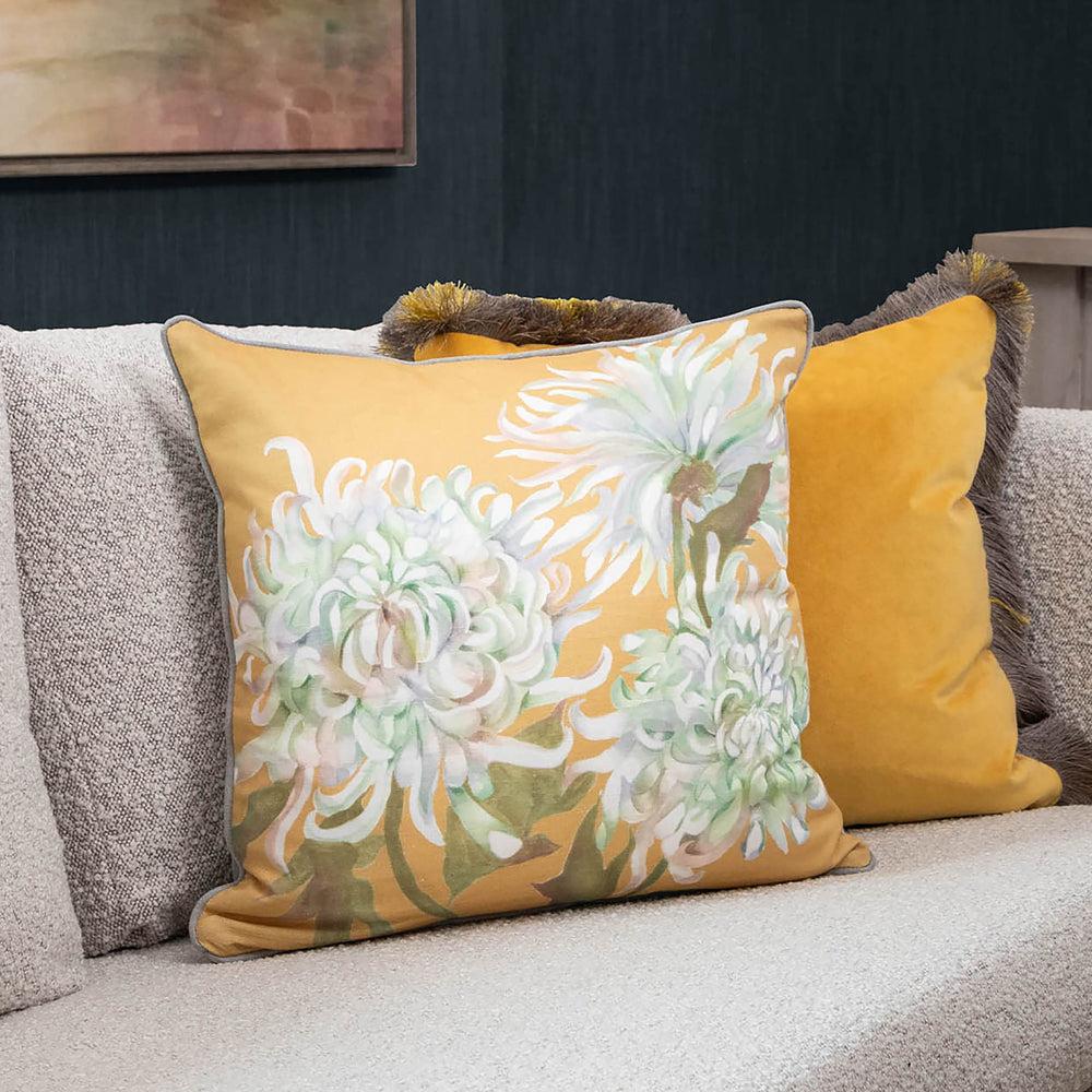 Sofa Cushions | Belladonna Printed Wool Cushion Honey Bed Cushions Bed Cushions