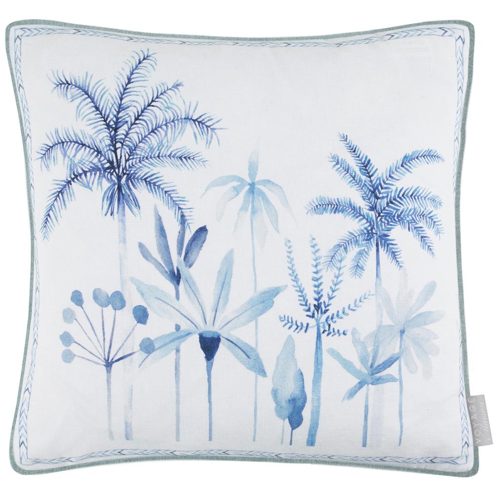 Sofa Cushions | Cozzo Printed Piped Cushion Cobalt Bed Cushions Bed Cushions