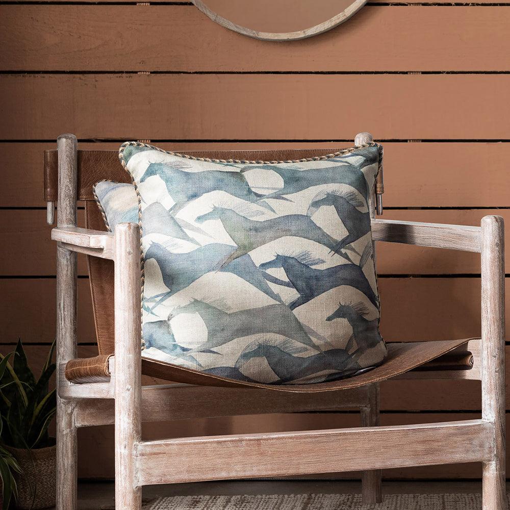 Sofa Cushions | Dakota Printed Feather Cushion River Bed Cushions Bed Cushions