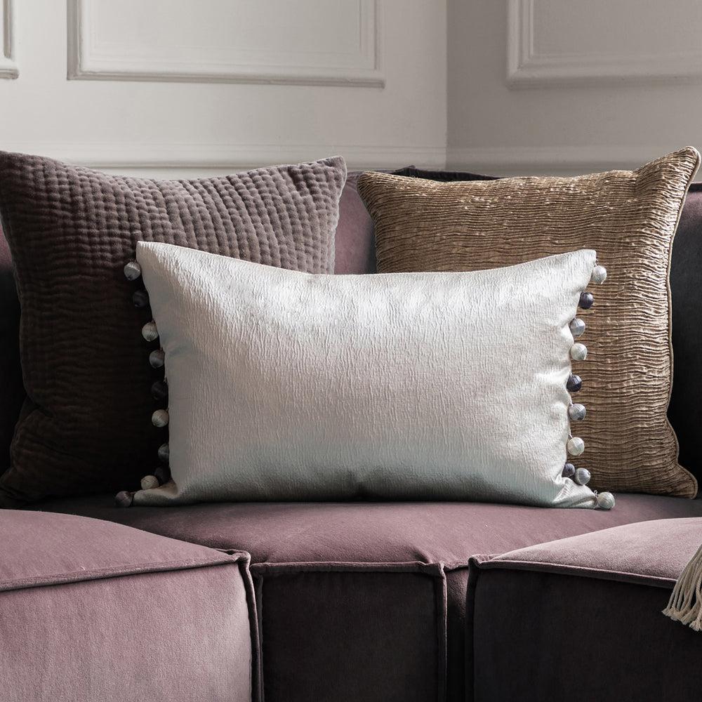 Sofa Cushions | Glaze Feather Cushion Ivory Bed Cushions Bed Cushions