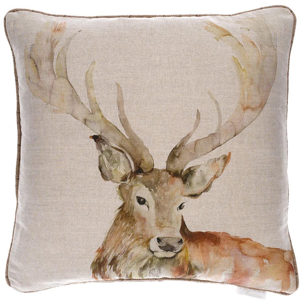 Sofa Cushions | Gregor Printed Feather Cushion Linen Bed Cushions Bed Cushions