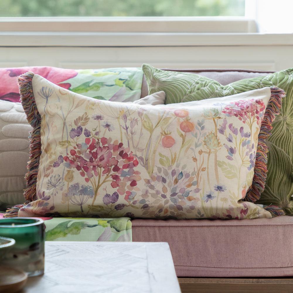 Sofa Cushions | Hedgerow Printed Feather Cushion Classic Bed Cushions Bed Cushions