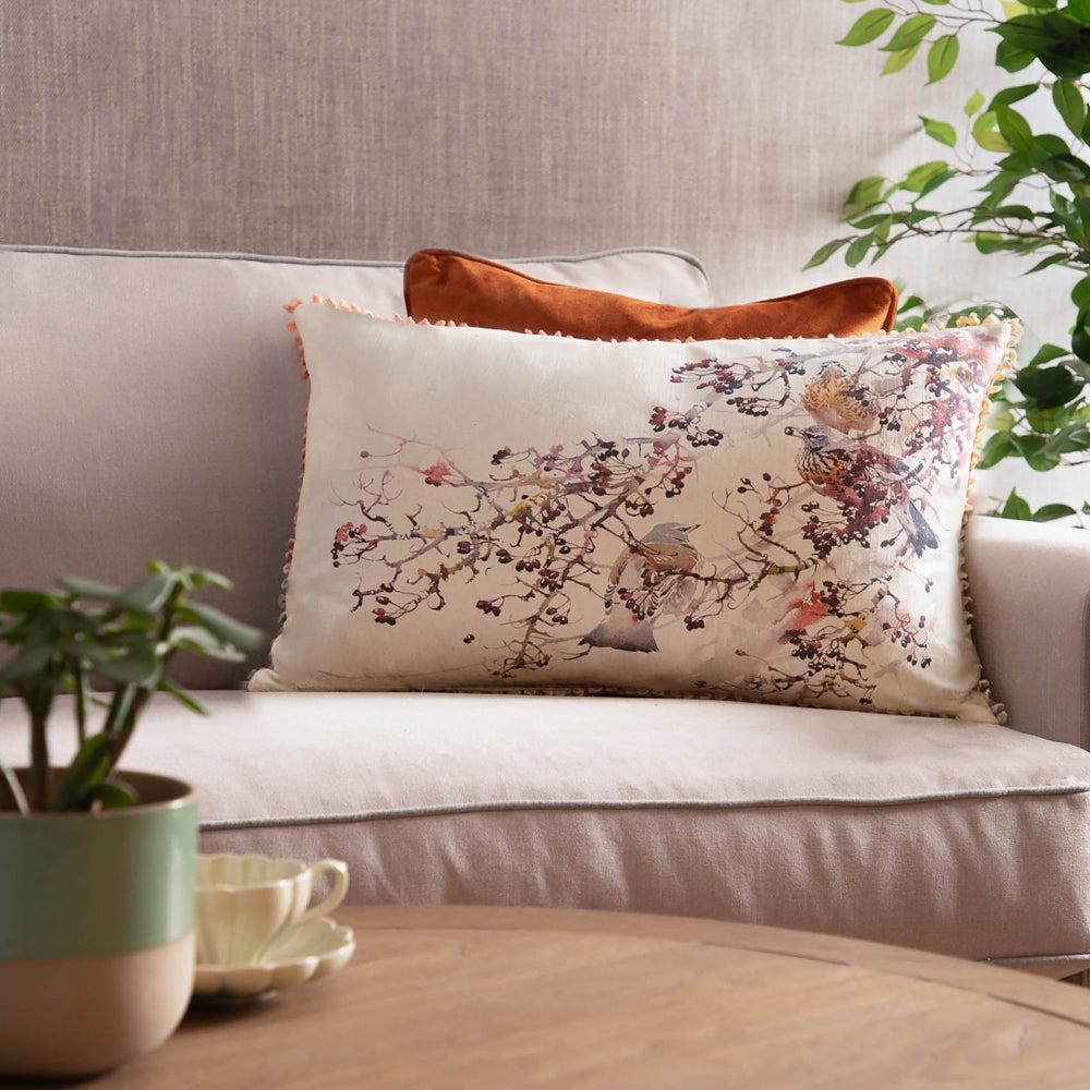 Sofa Cushions | Huckleberry Printed Feather Cushion Blossom Bed Cushions Bed Cushions