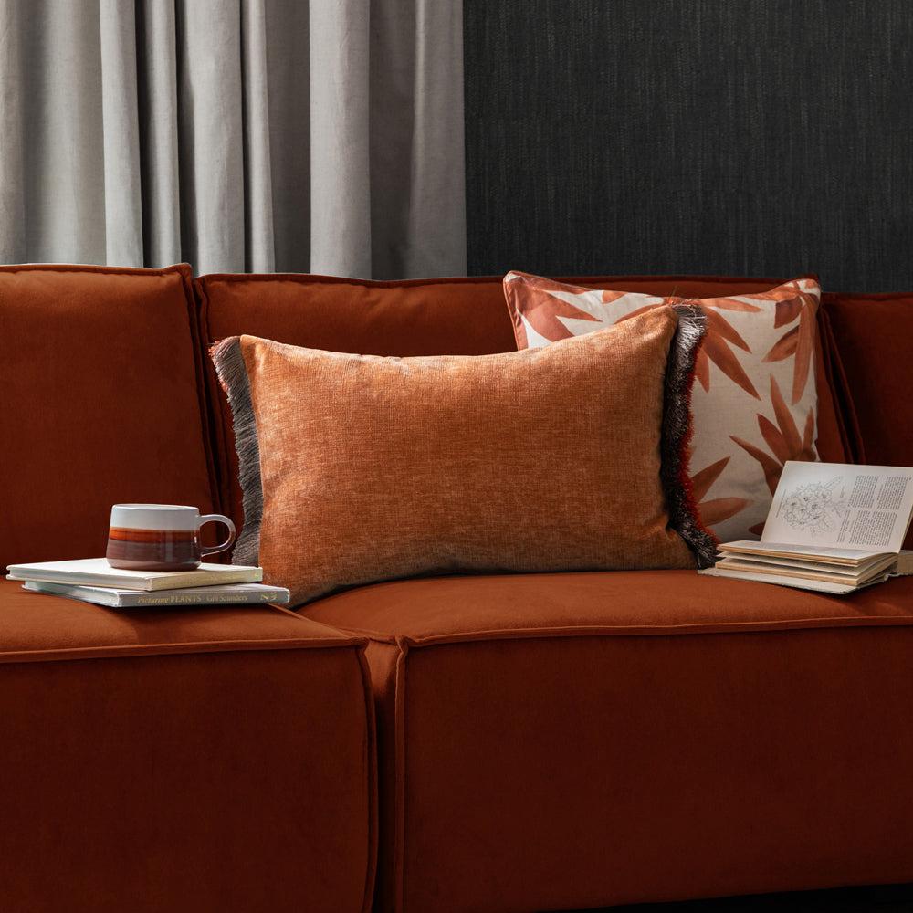 Sofa Cushions | Isernia Feather Cushion Rust Bed Cushions Bed Cushions