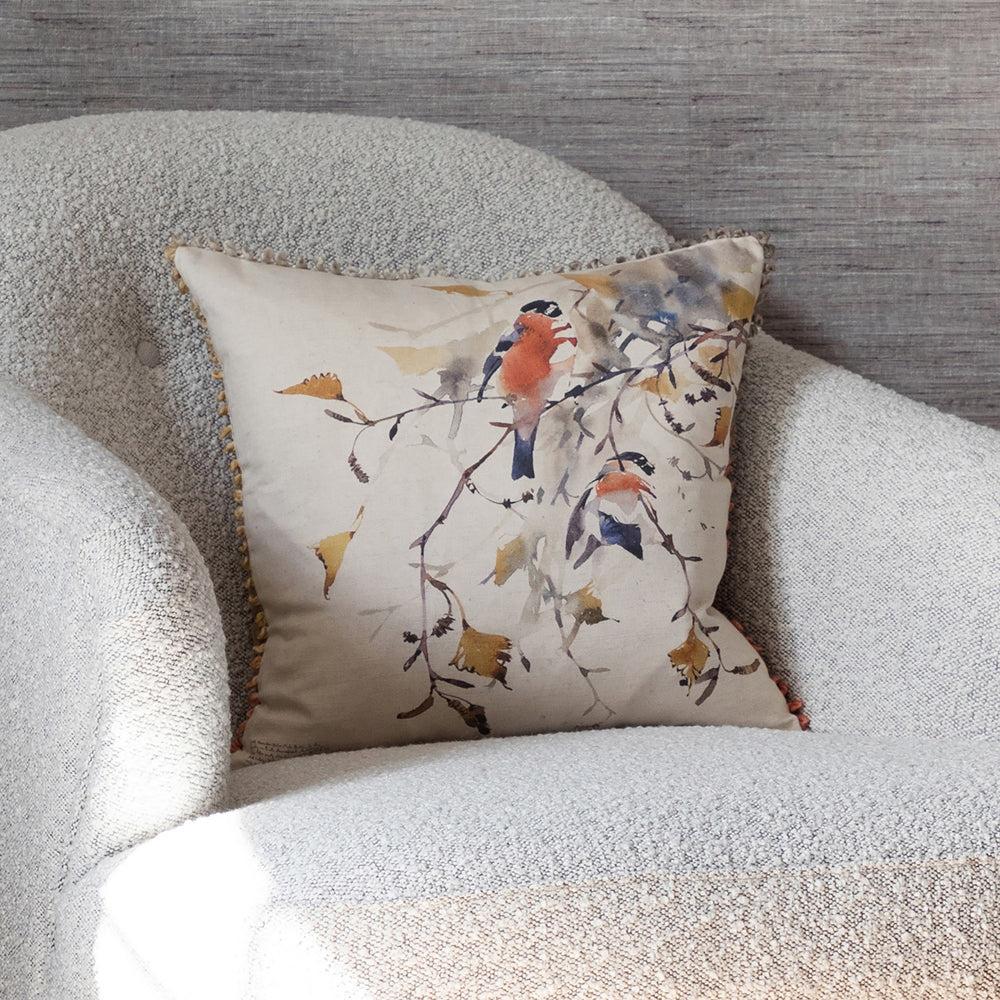 Sofa Cushions | Mayflower Printed Feather Cushion Stone Bed Cushions Bed Cushions