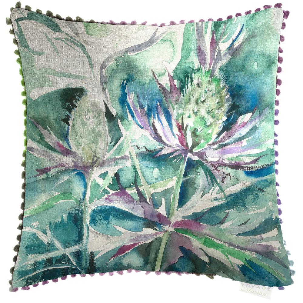 Sofa Cushions | Sea Printed Feather Cushion Blue Bed Cushions Bed Cushions