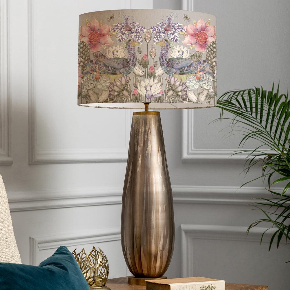 Table Lamps | Acanthis Eva & Minerva Complete Table Lamp Glass/Bronze Lighting Bronze