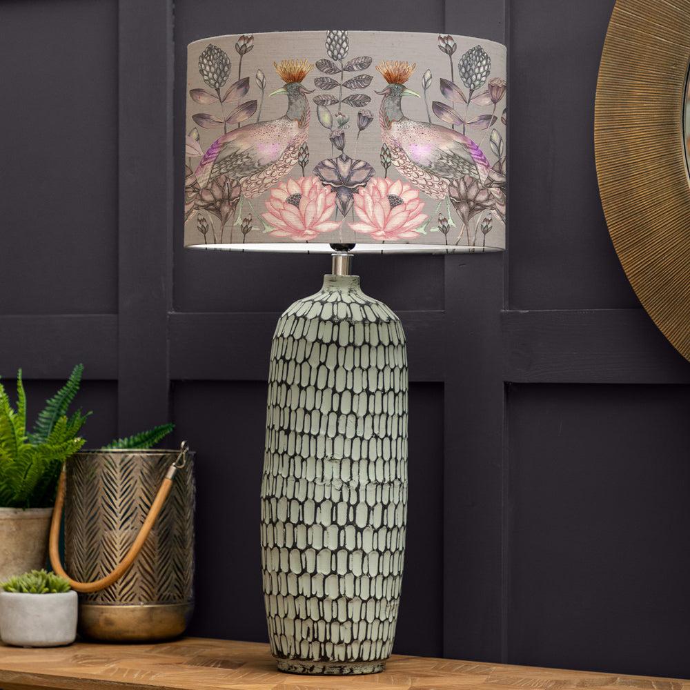 Table Lamps | Ahura Eva & Stornoway Complete Table Lamp Mauve Lighting Mauve