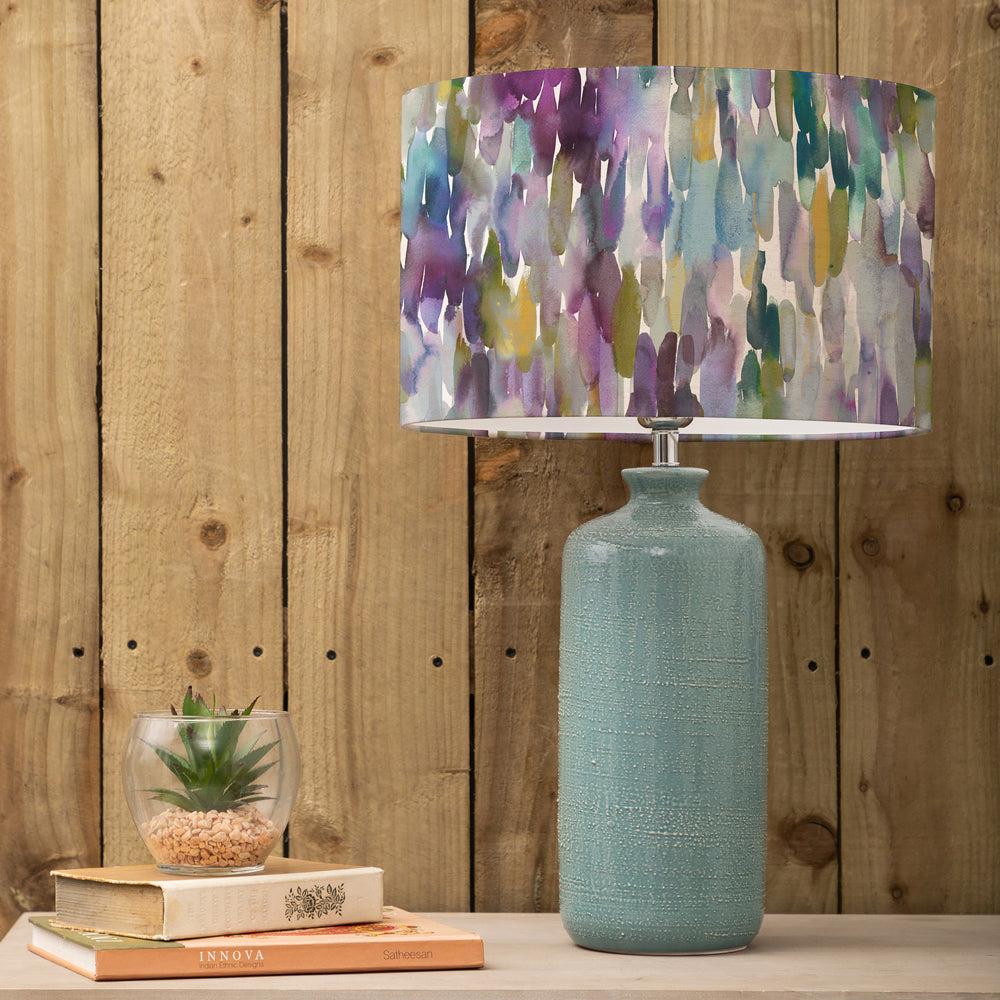 Table Lamps | Azima Eva & Inopia Complete Table Lamp Teal/Indigo Lighting Indigo